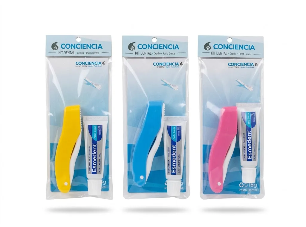 Kit dental con cepillo y pasta