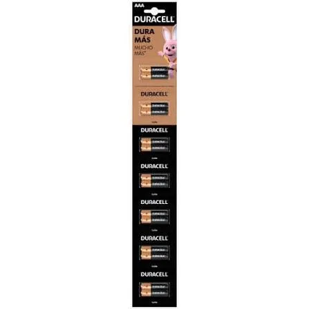 PILA DURACELL AAA - CARTON POR TIRA DE 7 X 2 U